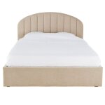 Lit coffre beige 180x200 avec sommier à lattes Lit coffre beige 180x200 avec sommier à lattes