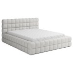 Lit coffre sommier inclus bois de pin blanc 160x200 cm Lit coffre sommier inclus bois de pin blanc 160x200 cm