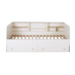 Lit combin blanc 90x190