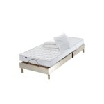 Lit électrique + matelas 100% latex 5 zones + couette oreillers 90x190 Lit électrique + matelas 100% latex 5 zones + couette oreillers 90x190