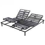 Lit �lectrique, matelas et chevet, lattes en bois de pin 180x200 cm