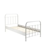 Lit enfant en mtal 90x200cm - blanc