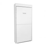 Lit escamotable verticaux blanc 219x103x36cm