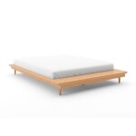 Lit futon 160x200 en bois massif hêtre + lattes Lit futon 160x200 en bois massif hêtre + lattes