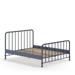 Lit en m�tal 160x200cm - bleu