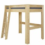 Lit mezzanine 2 places bois massif 120x190 cm Lit mezzanine 2 places bois massif 120x190 cm