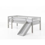 Lit mi - hauteur blanc