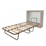 Lit pliant sans matelas blanc 104. 6x99. 6x42cm Lit pliant sans matelas blanc 104. 6x99. 6x42cm