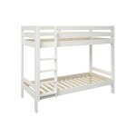 Lit superposé 90x200 en pin massif blanc Lit superposé 90x200 en pin massif blanc