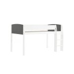 Lit superposé bois blanc 198 x 97 x 110 cm Lit superposé bois blanc 198 x 97 x 110 cm
