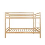 Lit superpos en bois lav blanc 90x190 / 90x190 cm