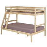 Lit superpos bois massif 140x190 cm