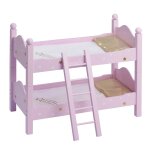 Lit superpos double poupe, 43. 5 cm, rose