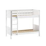 Lit superpos en pin laqu blanc 90x200cm