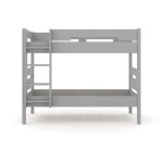 Lit superposé séparable bois massif 90x190 gris Lit superposé séparable bois massif 90x190 gris