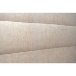 Lit avec tête de lit lignes tissu et sommier kit beige brun 180x200 Lit avec tête de lit lignes tissu et sommier kit beige brun 180x200
