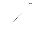Lot de 12 couteau à beurre argent en métal 16cm Lot de 12 couteau à beurre argent en métal 16cm