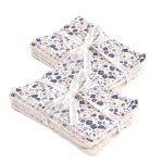 Lot de 12 lingettes lavables coton bio *