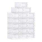 Lot de 18 botes  chaussures empilables - blanc