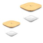 Lot de 2 botes carres 12 / 16 cm