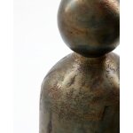 Lot de 2 bougeoirs laiton antique