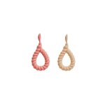 Lot de 2 cuillères enfant rose en silicone h6, 5x13x3cm Lot de 2 cuillères enfant rose en silicone h6, 5x13x3cm
