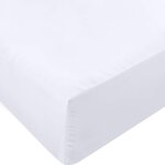 Lot de 2 draps housses en coton biologique - 60x120 cm Lot de 2 draps housses en coton biologique - 60x120 cm