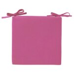 Lot de 2 galettes en coton rose framboise 40x40cm