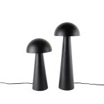 Lot de 2 lampadaires intelligents extrieur noirs