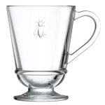 Lot de 2 mugs 27, 5 cl transparents en verre Lot de 2 mugs 27, 5 cl transparents en verre