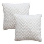 Lot de 2 oreillers à mémoire de forme 60x60cm Lot de 2 oreillers à mémoire de forme 60x60cm