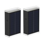 Lot de 2 projecteurs solaires plastique noir h18 cm Lot de 2 projecteurs solaires plastique noir h18 cm
