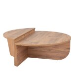 Lot de 2 tables basses en bois - bois fonc�