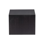 Lot de 2 tables basses en bois avec laque noir Lot de 2 tables basses en bois avec laque noir