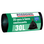 Lot de 20 sacs - poubelle 30l