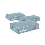 Lot de 3 housses sous vide l 65 x 45 x h. 15. 5 cm
