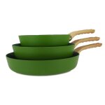 Lot de 3 poles revtement cramique vert - tous feux