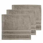 Lot de 3 serviettes invit 600 g / m mastic 30x50 cm