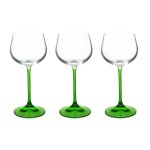 Lot de 3 verres  pied de style alsace 16, 5cl