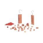 Lot de 34 pices antimites en cdre naturel