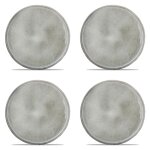 Lot de 4 assiette vert en grès 27, 5cm Lot de 4 assiette vert en grès 27, 5cm