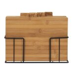 Lot de 4 planches  dcouper en bambou