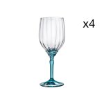 Lot de 4 verres à vin, transparent, 38 cl Lot de 4 verres à vin, transparent, 38 cl