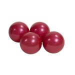 Lot de 50 boules en plastique marron perle 7 cm