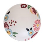 Lot de 6 assiettes creuses 18, 5 cm blanches en grs
