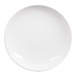 Lot de 6 assiettes creuses 21, 5 cm blanc en porcelaine