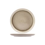 Lot de 6 assiettes dessert en c�ramique, vert, d 21 cm