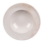 Lot de 6 assiettes  pates 27 cm blanches en grs