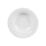 Lot de 6 assiettes à pâtes 28 cm blanches en porcelaine Lot de 6 assiettes à pâtes 28 cm blanches en porcelaine