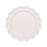 Lot de 6 assiettes plates 27 cm beiges en grs